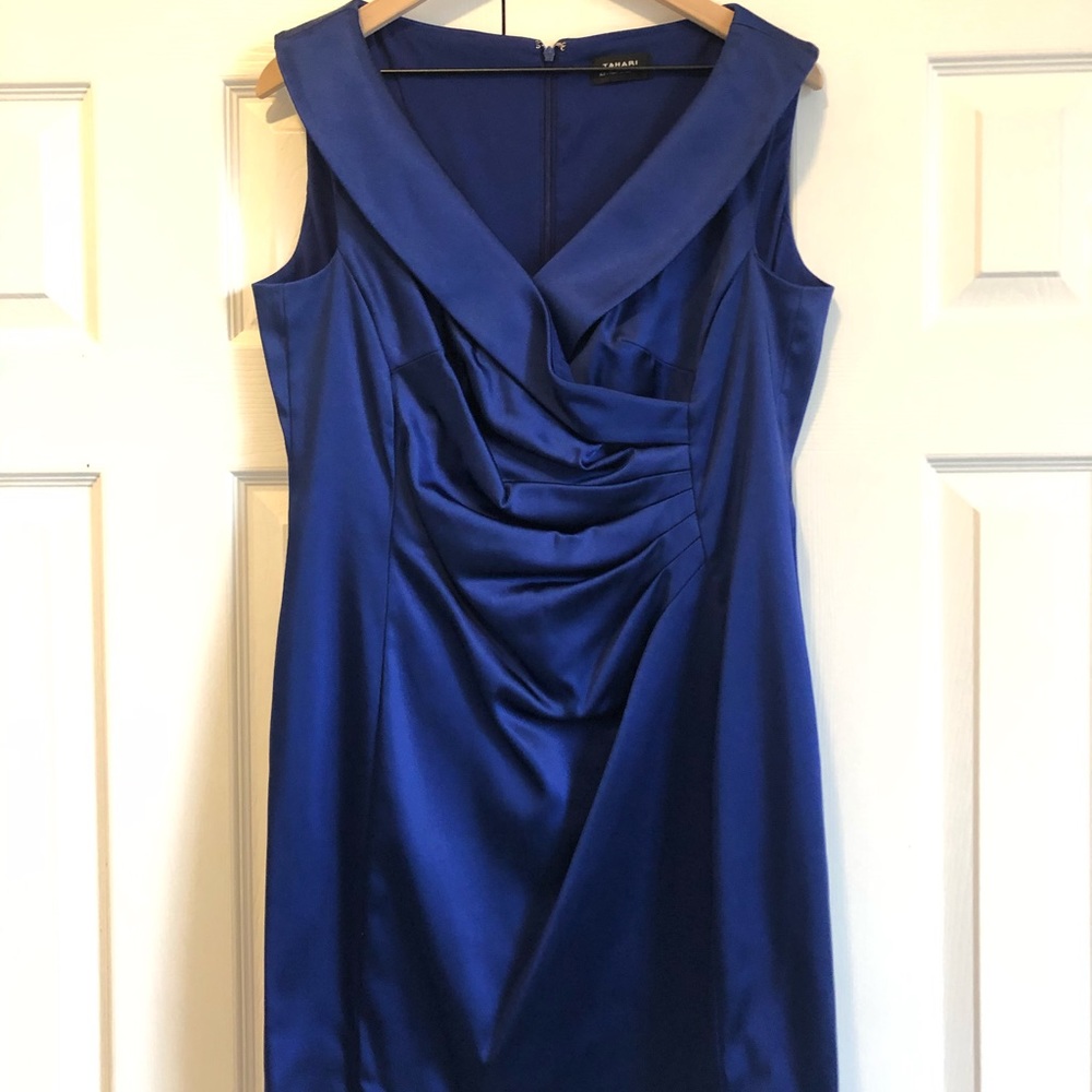 Tahari Cobalt Blue Dress